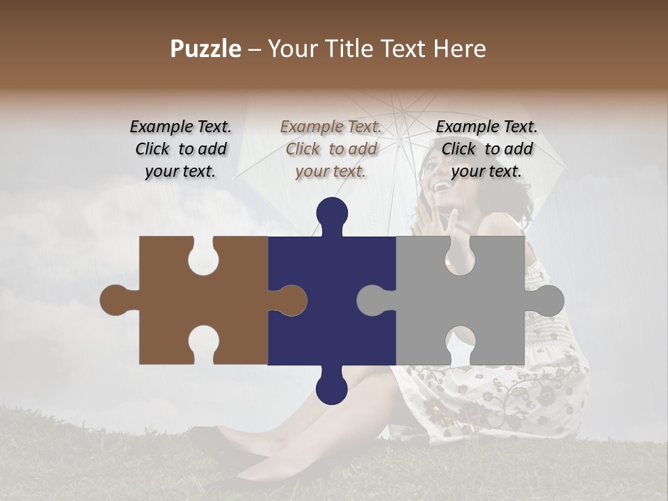 Woman Natural Female PowerPoint Template