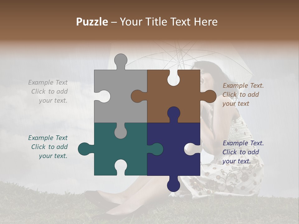 Woman Natural Female PowerPoint Template