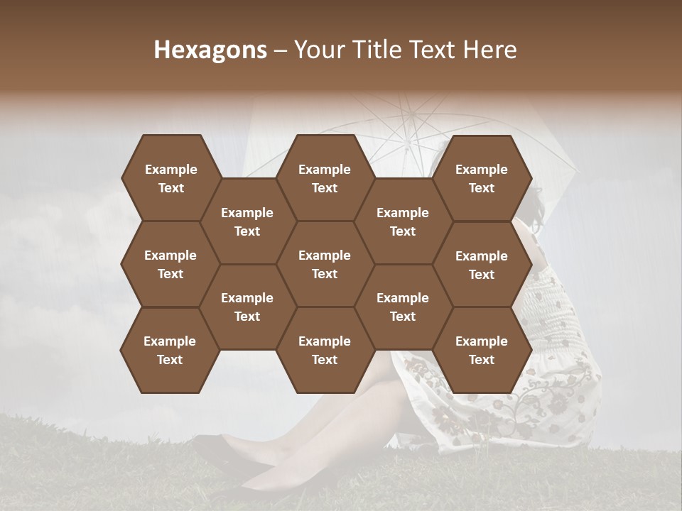 Woman Natural Female PowerPoint Template