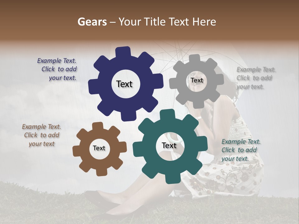 Woman Natural Female PowerPoint Template