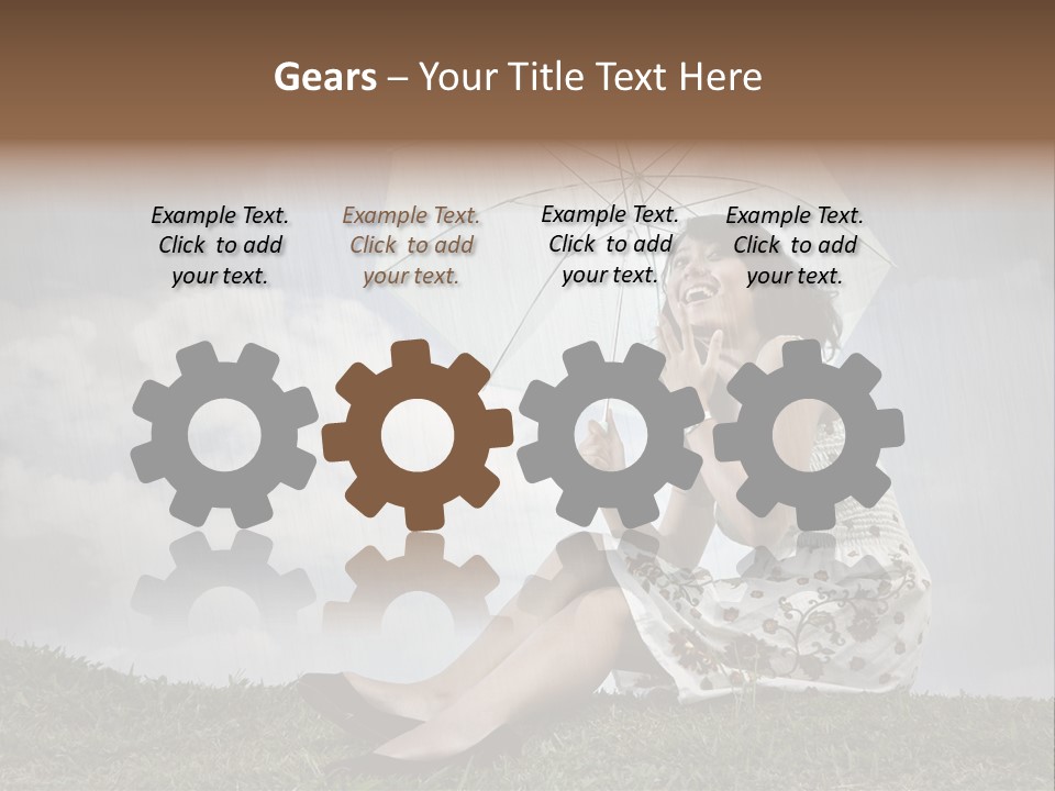 Woman Natural Female PowerPoint Template