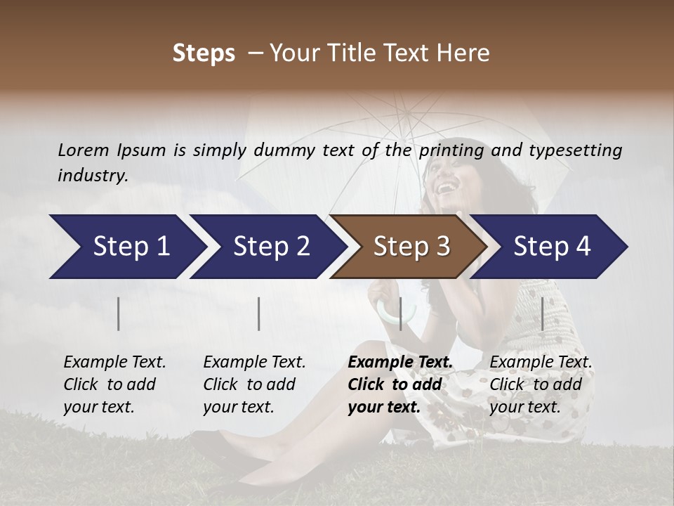 Woman Natural Female PowerPoint Template