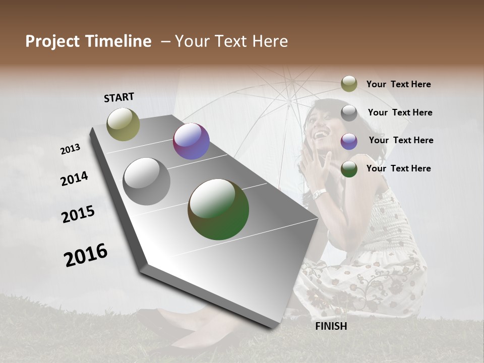 Woman Natural Female PowerPoint Template