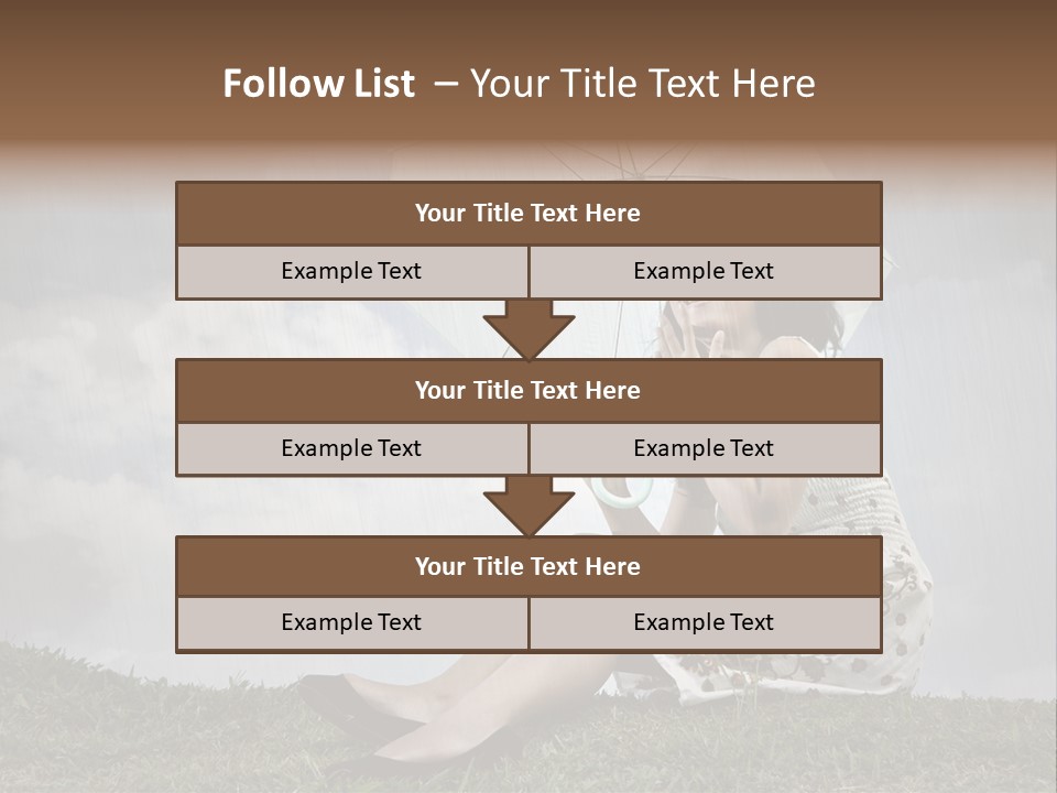 Woman Natural Female PowerPoint Template