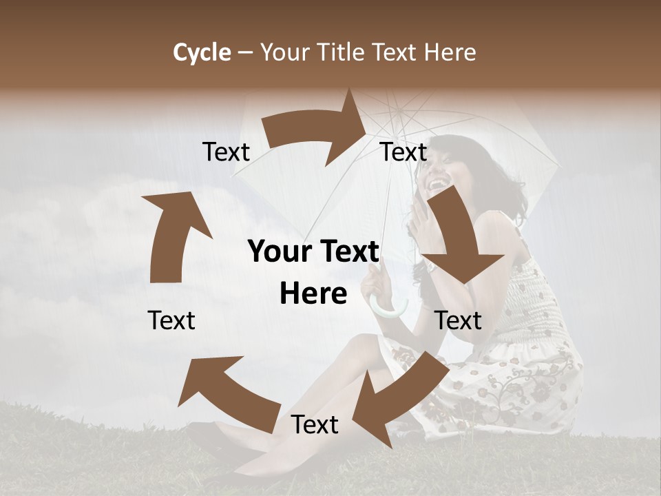 Woman Natural Female PowerPoint Template