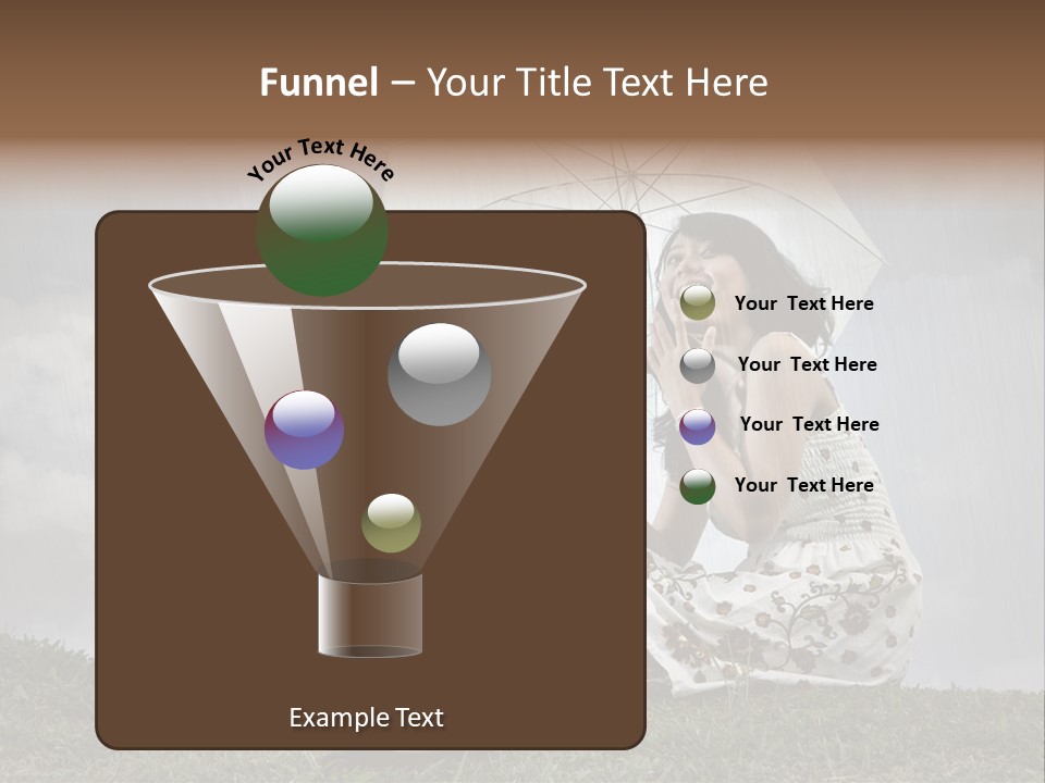 Woman Natural Female PowerPoint Template