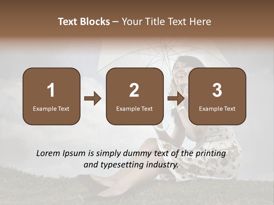 Woman Natural Female PowerPoint Template