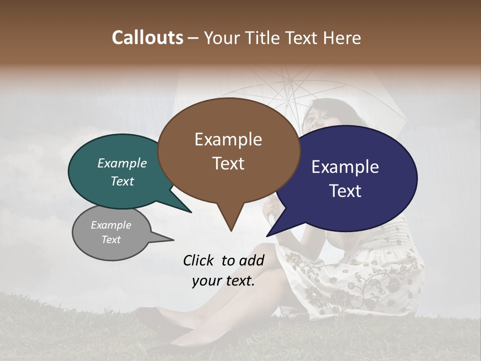 Woman Natural Female PowerPoint Template