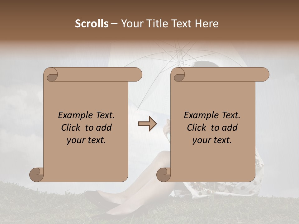 Woman Natural Female PowerPoint Template