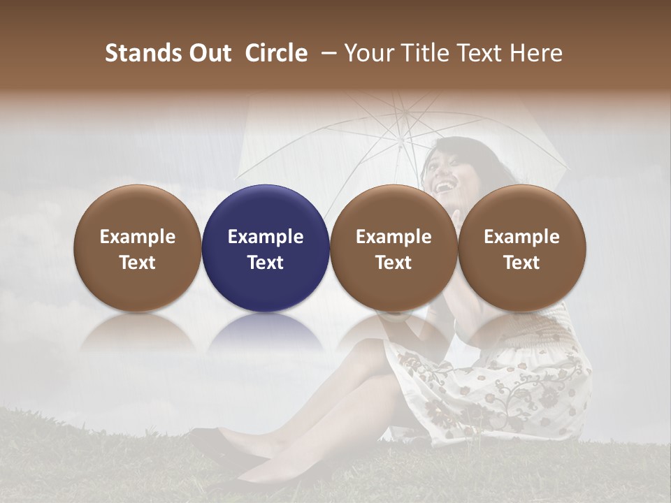 Woman Natural Female PowerPoint Template