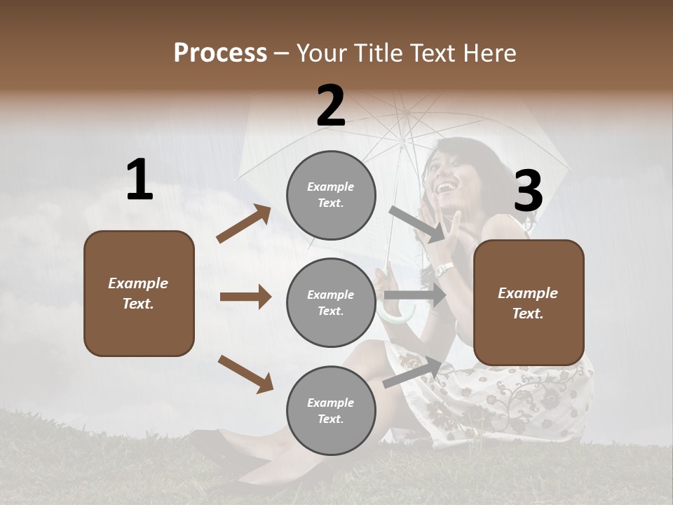 Woman Natural Female PowerPoint Template