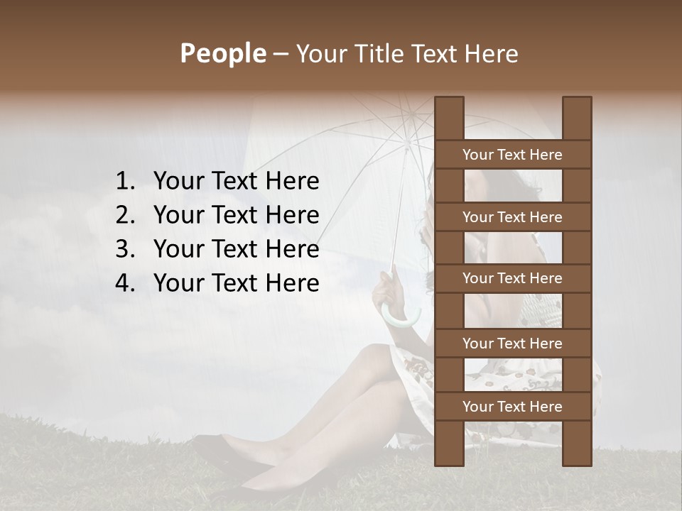 Woman Natural Female PowerPoint Template