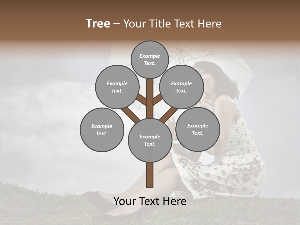 Woman Natural Female PowerPoint Template