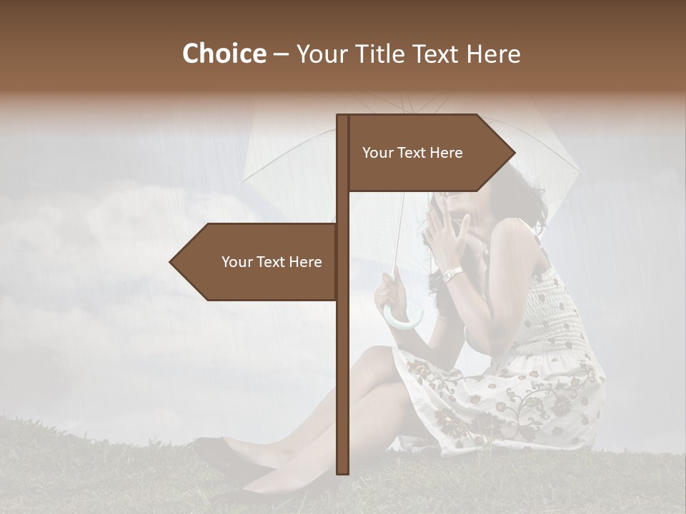 Woman Natural Female PowerPoint Template