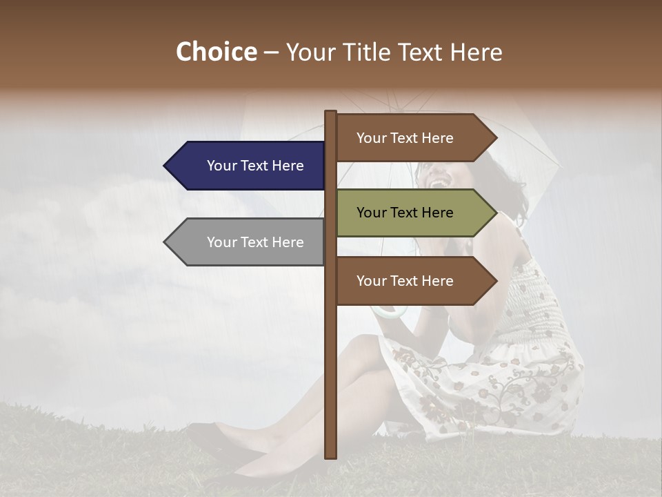 Woman Natural Female PowerPoint Template