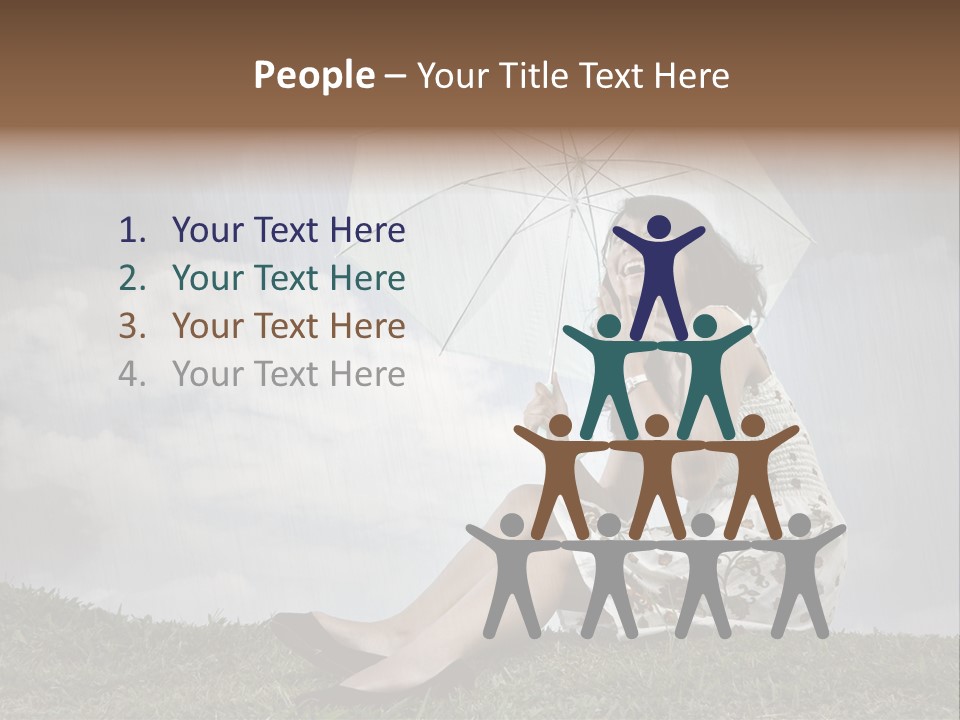 Woman Natural Female PowerPoint Template