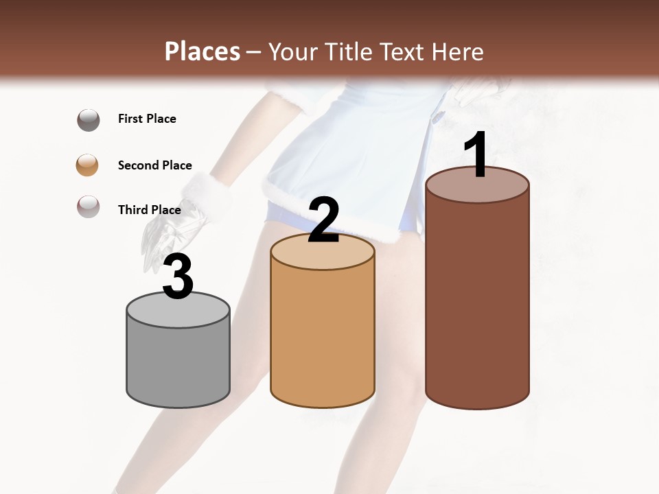 Outdoor Woman Hood PowerPoint Template