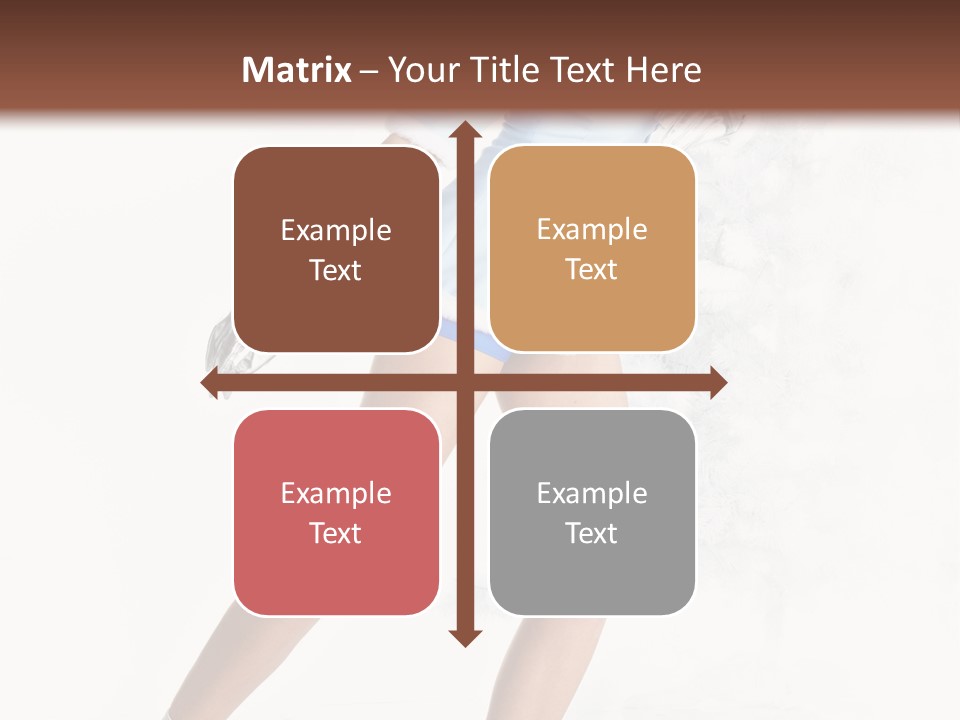 Outdoor Woman Hood PowerPoint Template