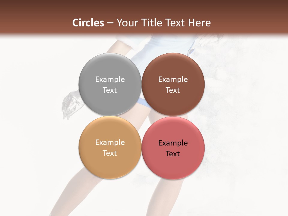 Outdoor Woman Hood PowerPoint Template