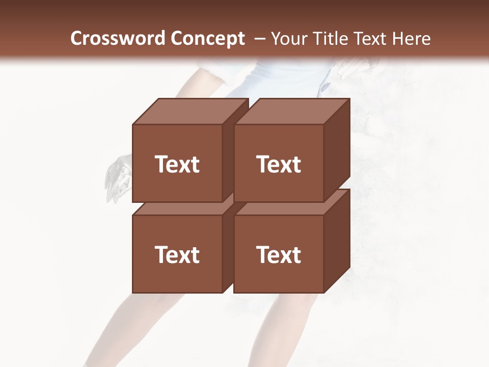 Outdoor Woman Hood PowerPoint Template