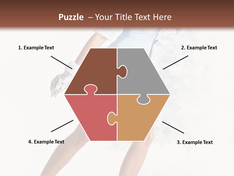 Outdoor Woman Hood PowerPoint Template