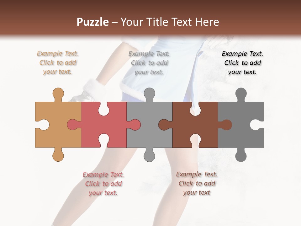 Outdoor Woman Hood PowerPoint Template