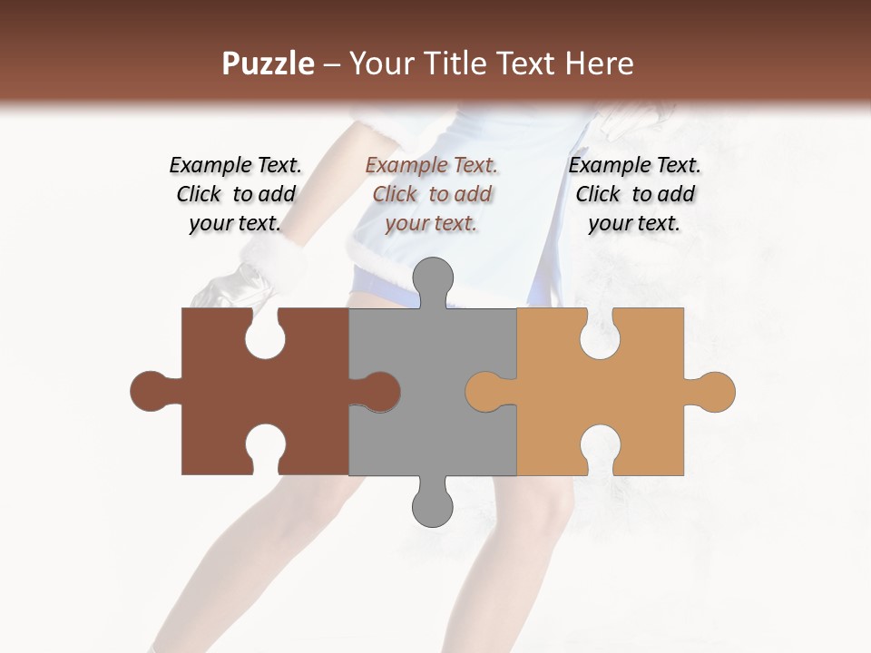 Outdoor Woman Hood PowerPoint Template