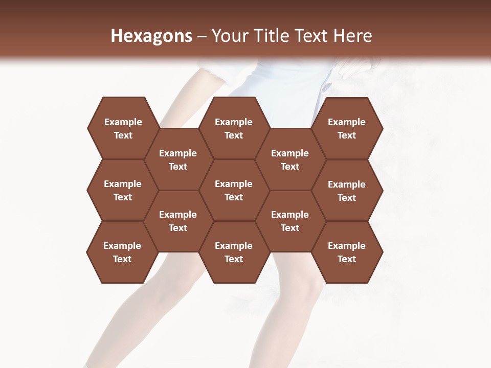 Outdoor Woman Hood PowerPoint Template