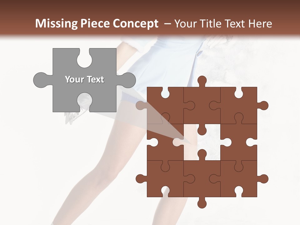 Outdoor Woman Hood PowerPoint Template