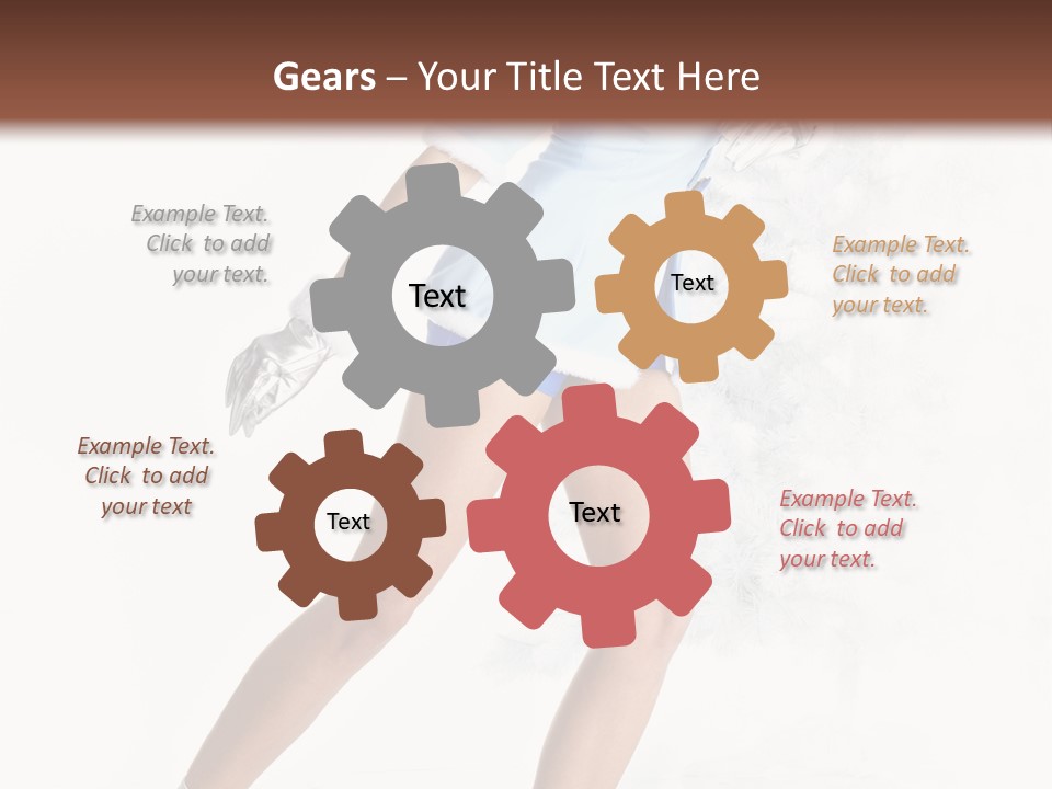 Outdoor Woman Hood PowerPoint Template