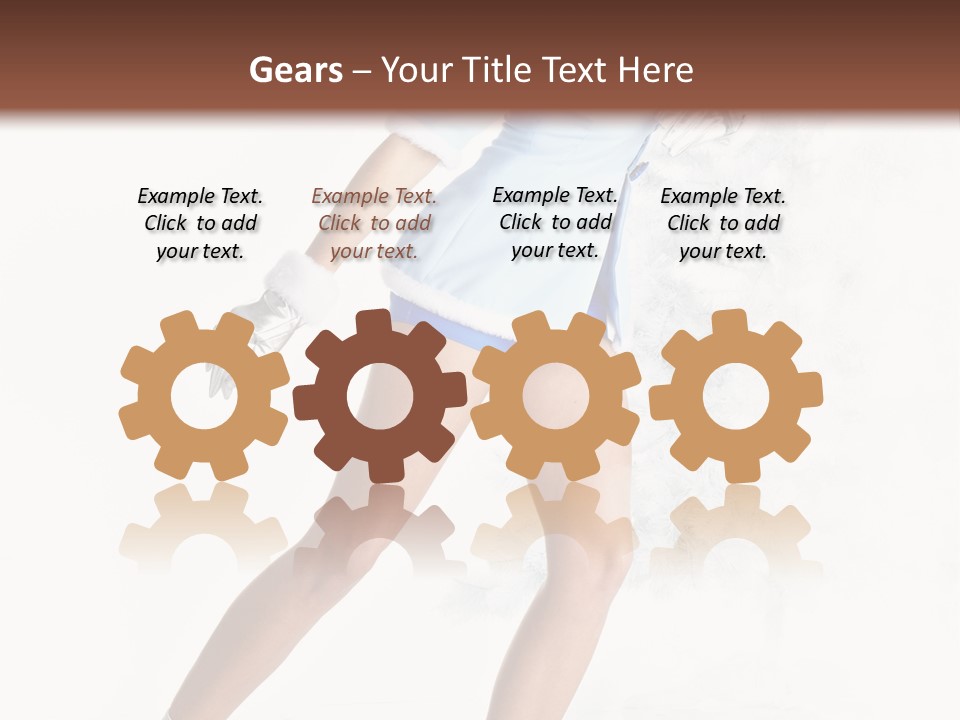 Outdoor Woman Hood PowerPoint Template