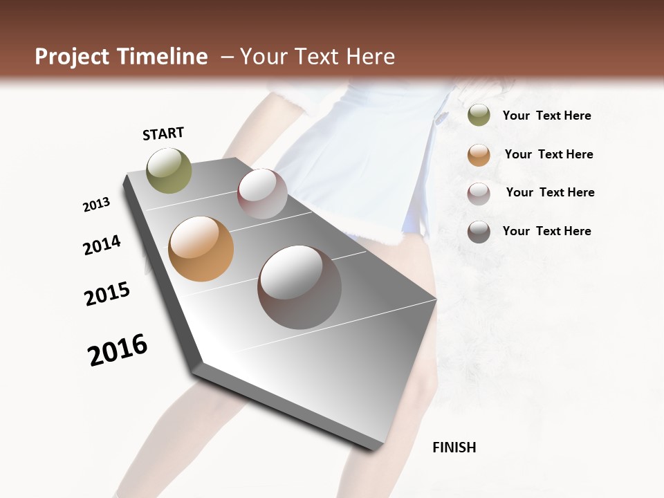 Outdoor Woman Hood PowerPoint Template