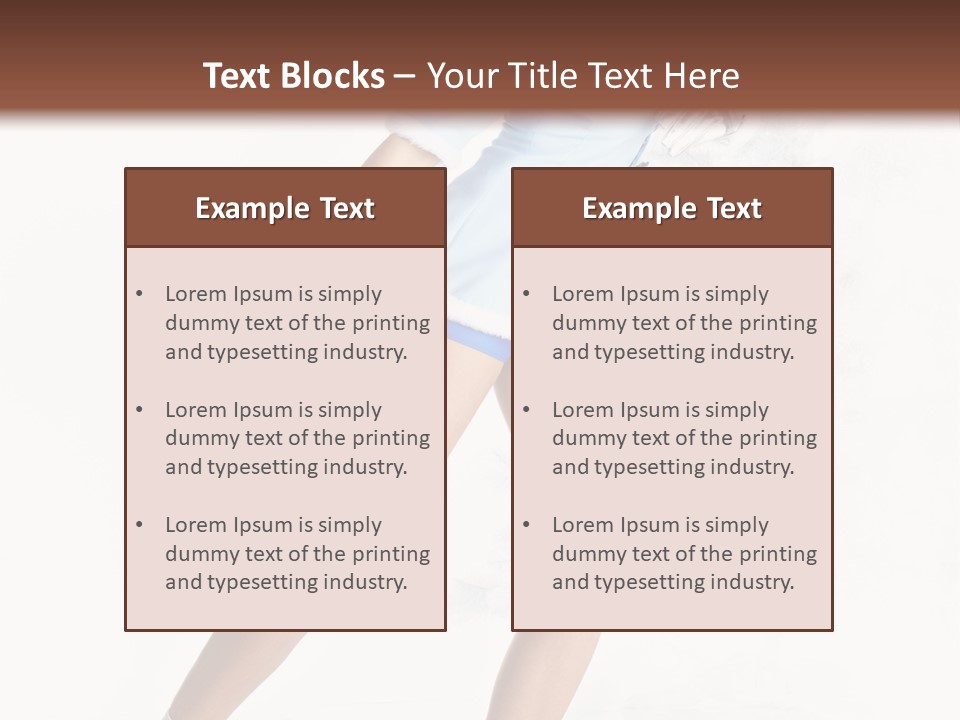 Outdoor Woman Hood PowerPoint Template