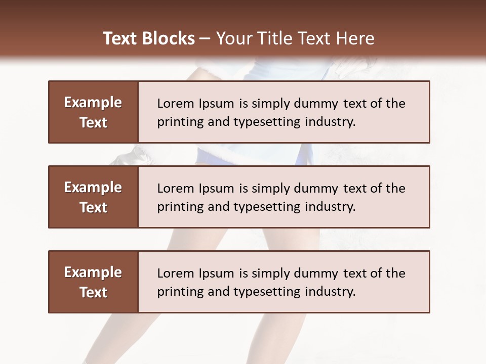 Outdoor Woman Hood PowerPoint Template