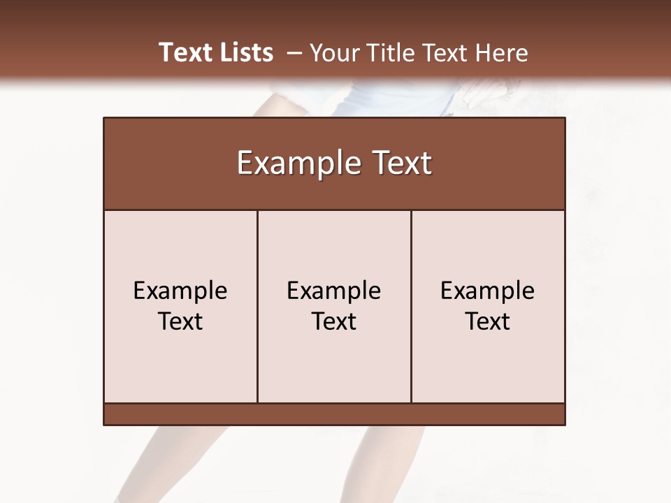 Outdoor Woman Hood PowerPoint Template