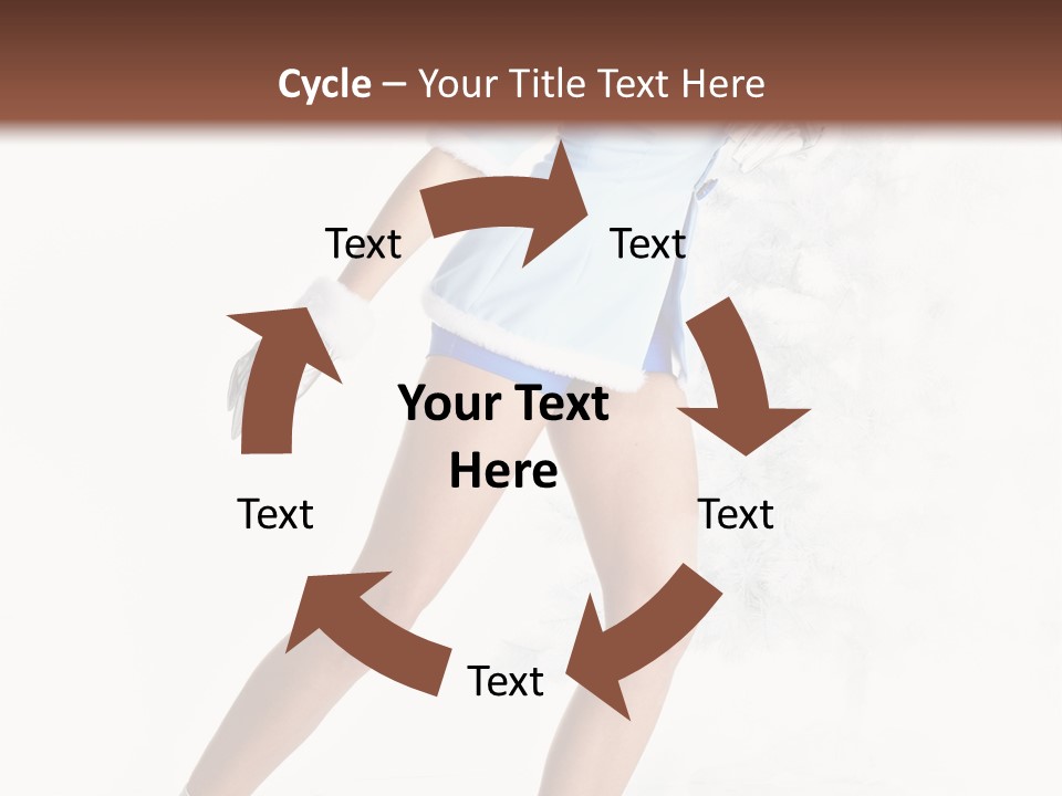 Outdoor Woman Hood PowerPoint Template