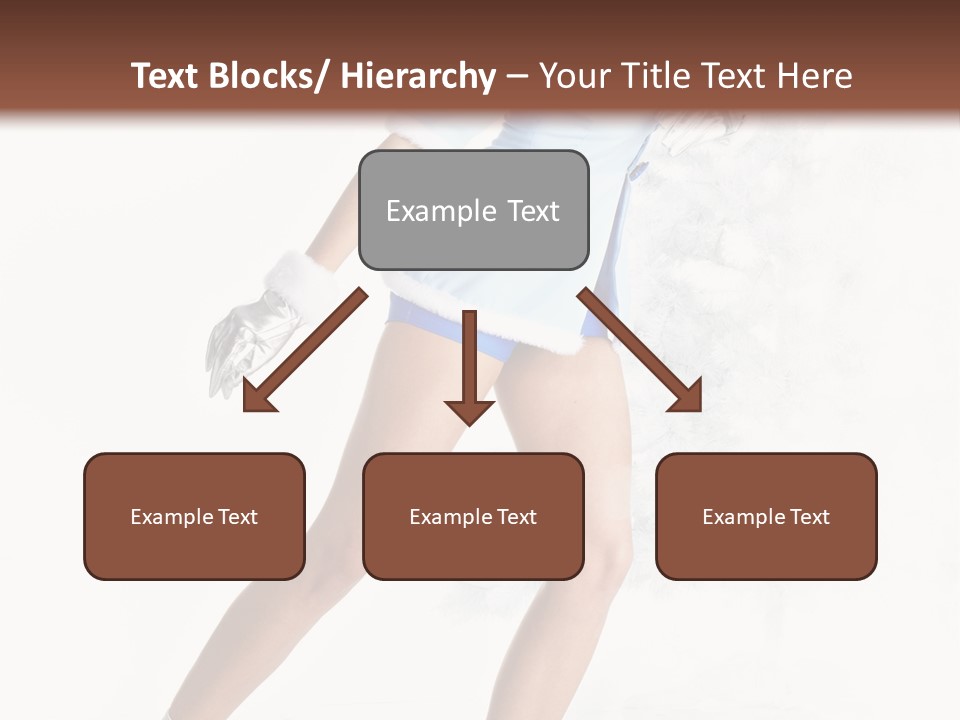 Outdoor Woman Hood PowerPoint Template