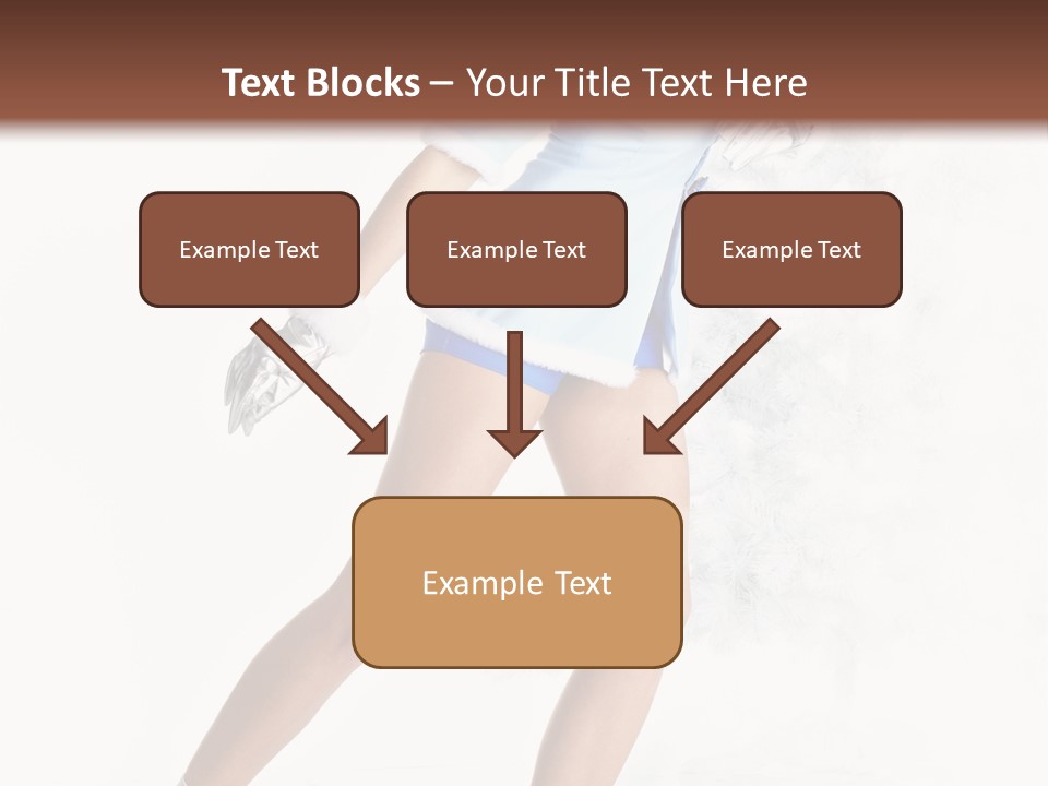 Outdoor Woman Hood PowerPoint Template