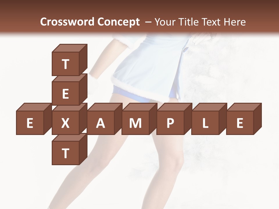 Outdoor Woman Hood PowerPoint Template