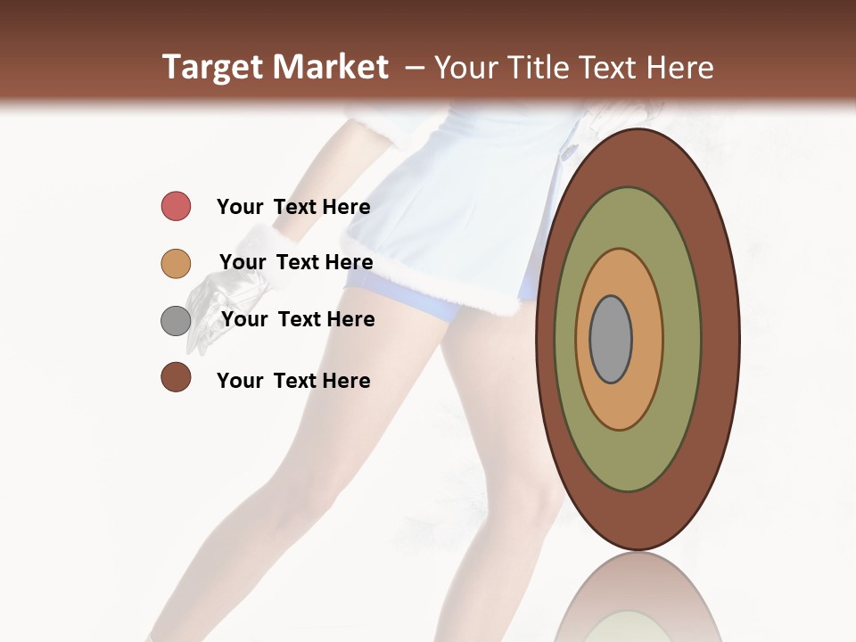 Outdoor Woman Hood PowerPoint Template