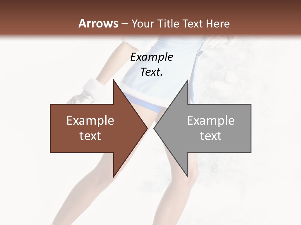 Outdoor Woman Hood PowerPoint Template