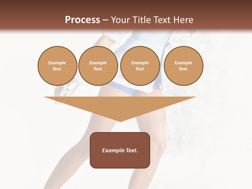 Outdoor Woman Hood PowerPoint Template