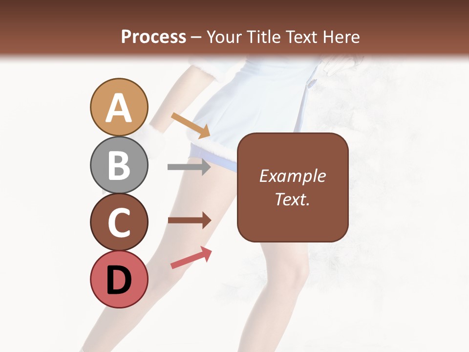 Outdoor Woman Hood PowerPoint Template