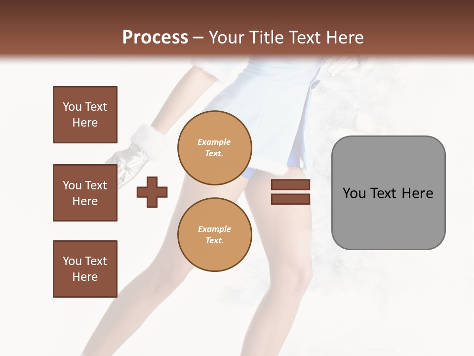 Outdoor Woman Hood PowerPoint Template