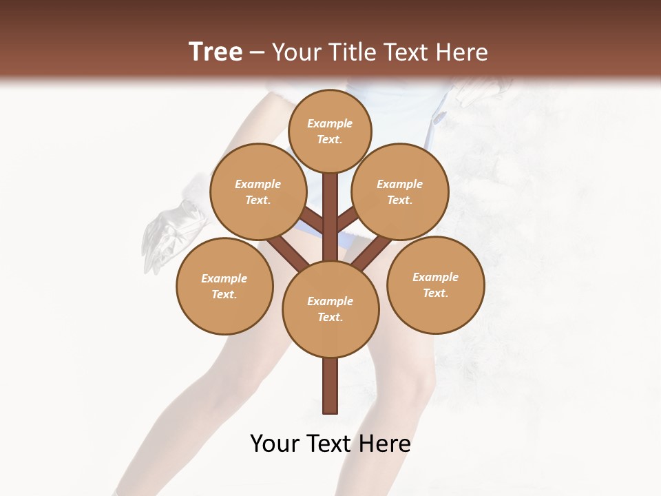 Outdoor Woman Hood PowerPoint Template