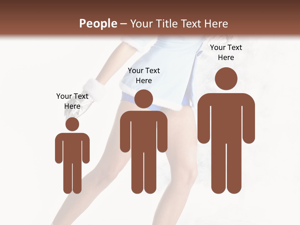 Outdoor Woman Hood PowerPoint Template