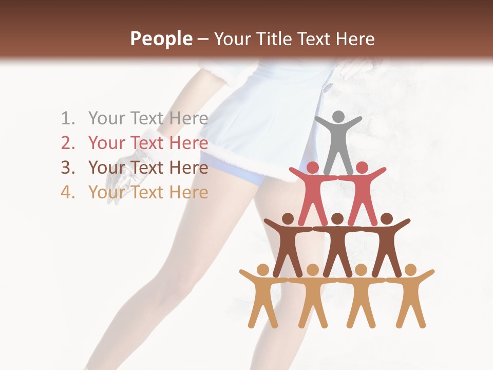 Outdoor Woman Hood PowerPoint Template