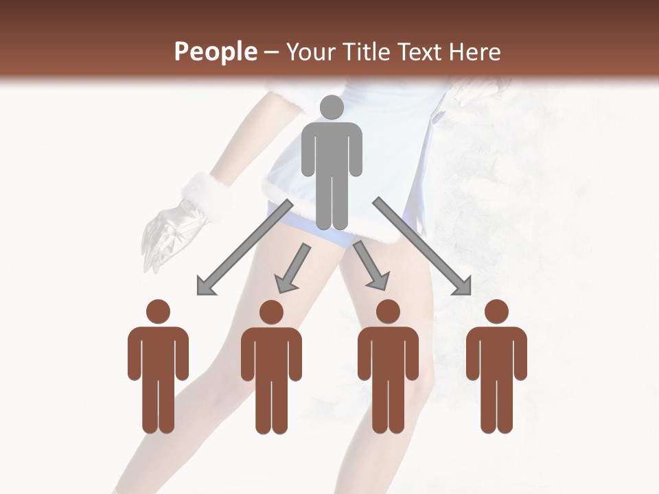 Outdoor Woman Hood PowerPoint Template