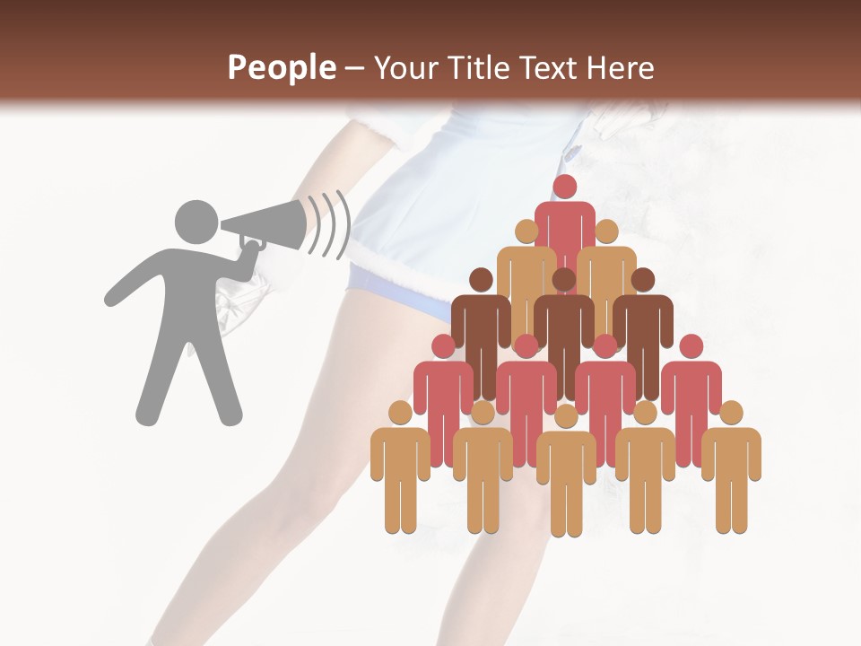 Outdoor Woman Hood PowerPoint Template