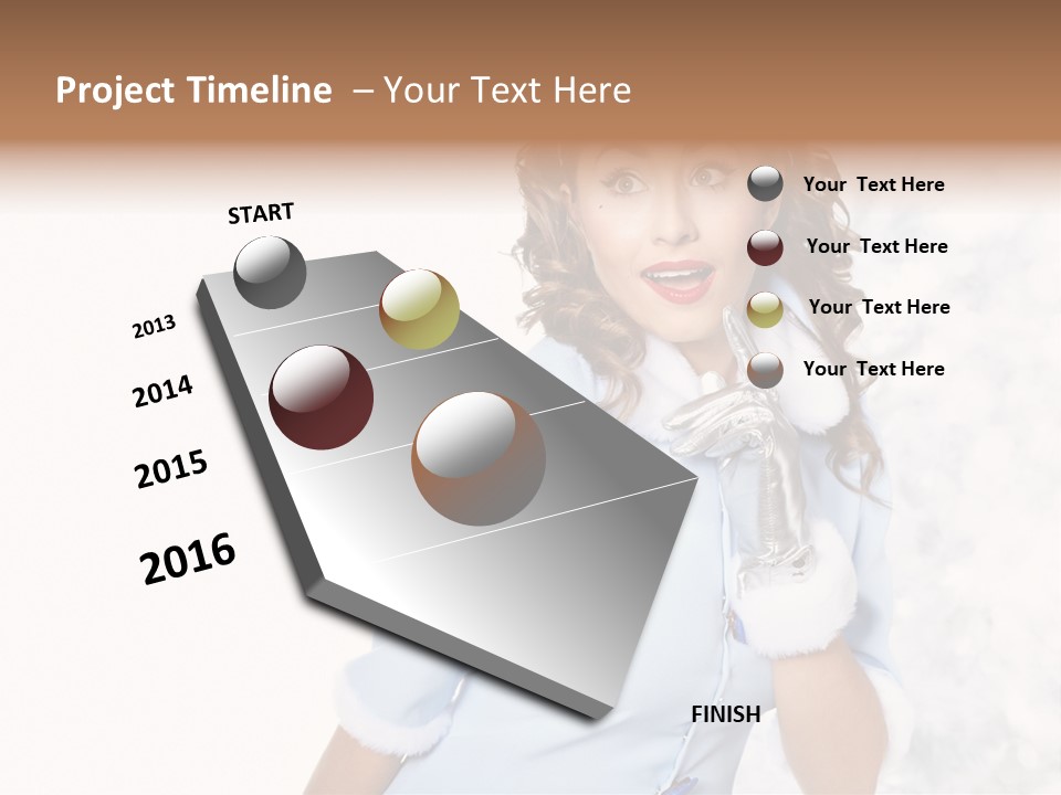 Sexy Glamorous Makeup PowerPoint Template